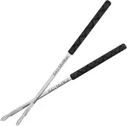 Adoro Silent Sticks - Drum Designed for Live Acoustic Music Reduce the Volume of any Set and Maintain a Full Stick Sound No more Shield or Dampeners needed SSX (1 Set) Black