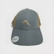Tommy Bahama Tip Your Cap Hat Mens Adjustable Snapback Blue Marlin Fish Trucker