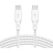 Belkin BoostCharge USB-C Cable - 2m - White - (2 Pack) 100W [CAB014BT2MWH2PK]