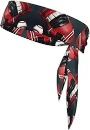 Baseball and Glove Soft and Breathable Lightweight Headscarf Double-Sided Sports Head Tie