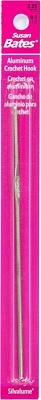 Susan Bates 12106-B 1 5-1/2-Inch Silvalume Aluminum Crochet Hook, 2.25mm (2PK)