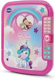 VTech - Secret Safe Notebook - Electronic Educational Diary, Girl's Journal, Password Lock - Pink - 193003