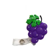 1 Piece High Quality Silicone Retractable Nurse Badge Holder Clip Fruits Dolphin Sunflowers Students ID card Holder
