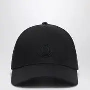 [Moncler] Black baseball cap with logo One size Black