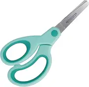 Westcott E-21586 00 Softgrip Kids Scissor Lefty, blunt tip, 5"/13 cm, turquiose - turquoise