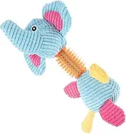 Mipcase Cute Elephant Plush Dog for Puppies Interactive Chew Soft Stuffed Pet for Dogs Molar for Health for Playtime and Comfort