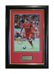 Roberto Firmino Photo Signed Liverpool FC Framed