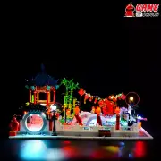 LED Light Kit for Spring Lantern Festival Compatible with LEGO® 80107 (Standard)
