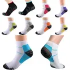 Men Women Pressure Socks Breathable Sports Socks Ankle Support Ankle Socks S L