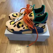 Adidas Mens Pharrell X NMB HU Animal Print Amber Sneakers HP3221 Knit 9 New