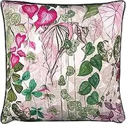 Paoletti Veadeiros Cushion Cover, Polyester, Cotton, Blush