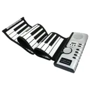 US 61 Keys Digital Midi Electronic Portable Keyboard Piano Silicone