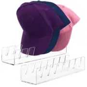 2 Pcs Baseball Cap Bracket Man Travel Hat Display Holder Storage