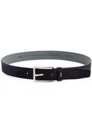 Boss Calis Suede Belt - Navy - 85 (XS) 85 (XS)