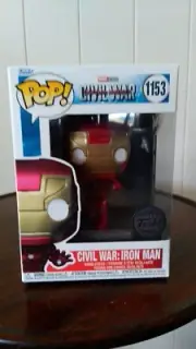 Funko Pop Marvel Captain America pop vinyl bobble head figure Iron Man 1153 BNIB