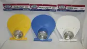 Polisport 8667500003 Preston Petty Headlight Number Plate with Halogen Bulb - Wh