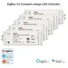Zigbee 3.0 Smart Led Controller 12V 24V Dimmer CCT RGBW RGB+CCT Strip for Alexa