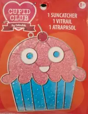 CUPCAKE Suncatcher Craft Kit Baking Crystals Colorbok Kids Teen Birthday Craft