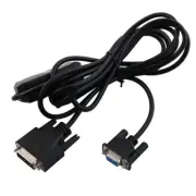 PC-TTY RS232 DB9 Female to DB15 Male PLC Cable 2.9 Meters 9.5Ft for Siemens S5
