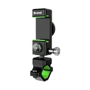 Adjustable Bicycle Phone Holder Gps Bike Stand Bracket For 3.0-6.5 Inch Smartphone Green