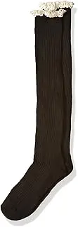 Jefferies Socks Girls' Lace and Buttons Boot Knee High Socks