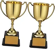 Toddmomy Memorable Gold Trophy Plastic Soccer Cup for Sports Events Team Sports Academic Recogniti
