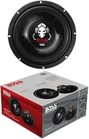 1 Audio Systems P80DVC Subwoofer 20.00 cm 200 mm 8 Inch Double Coil 4+4 Ohm 500 Watt RMS 1000 Watt Max 88 dB Spl for Boot Lid Pack of 1