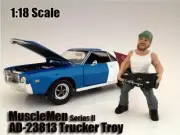 Musclemen Trucker Troy Figure For 1:18 Scale Models by American Diorama
