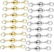 Angoily 20Pcs Magnetic Necklace Clasps Locking Jewelry Connectors for Necklaces Bracelets and Anklets Easy to Use and Durable Magnetic Closures