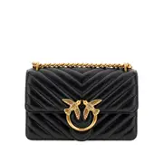 [PINKO] PINKO Chevron leather Mini Love One bag Woman One Size One Size Black