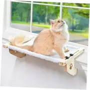 Cat Sill Window Perch Sturdy Cat Hammock Window Seat 21.7''L x 15''W White