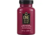 Plaid FolkArt Water-Based 236ml One Decor Art Paint Eggshell Finish Cranberry
