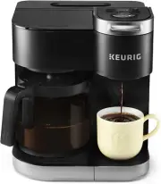 K-Duo Single Serve K-Cup Pod & Carafe Coffee Maker, with Multiple Brew Sizes, 60