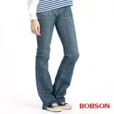 在飛比找遠傳friDay購物優惠-【BOBSON】女款貼口袋伸縮中喇叭牛仔褲(9020-77)