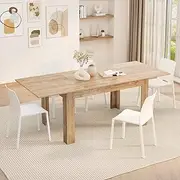 Mobili Fiver, Easy, Extendable Dining Table, Oak, Made in Italy