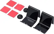 HOHXFYP Game Controller Bracket, 2PCS Acrylic Controller Wall Mount Holder,No Need Screws Game Controller Hanger for Video Game Controller&Headphones