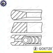 4x PISTON RING KIT 08-320200-30 FOR FORD SFA/SFB 2.5L 4cyl SCORPIO I PEUGEOT LDV