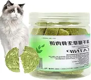 jopiuieo Cat Grass Treats - Kitten Snacks Food Biscuits Chew Toy - Freeze Dried Cat Teeth Cleaning Grass Treats for Pet Kitten of Any Age