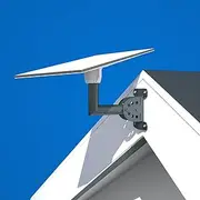 Foboull Standard Wall Mount for Starlink GEN 3，Outdoor Mount for Roof，Antenna mast Pipe Mounting Kits，（Short Wall Mount GEN 3）