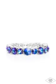 Paparazzi BORN TO BEDAZZLE Blue OIL SPILL Bracelet