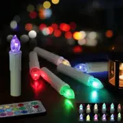 6Pcs Flameless LED Candles Lights Christmas Tree Light Window Candles w/ Remote