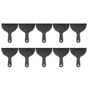 10pcs Putty Scraper 6" Width 6mm Thin Flexible Plastic Putty Knife Black