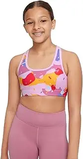 [Nike] Swoosh Girls Bra Confetti Size X-Small to X-Large Color Pink and Multicolor
