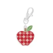Lori Holt Enamel Happy Charm Apple *ST-34992*