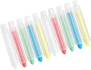 Colored Dust-free Chalk Set 10 Pieces -soluble Chalks for Drawing Non-toxic Erasable Pens for Boys and Girls Teachers Artists Random Color