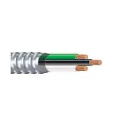6/2 Metal Clad (MC) Cable with Ground, Aluminum Armored, Stranded Copper Cond...