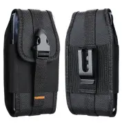 For Samsung s23/22/21/20 &FE- Rugged Oxford Vertical Card Holder Case