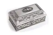 Biddy Murphy Irish Gifts Pewter Claddagh Jewelry Box for Women, Celtic Gift, ...