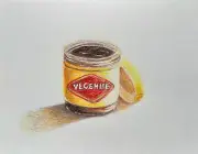 Vegemite Original Collectible Drawing by Emily-Rose Alcock