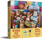 SunsOut We Wanna Play by Tom Wood Jigsaw Puzzle 1000 Pieces (SUN28530)